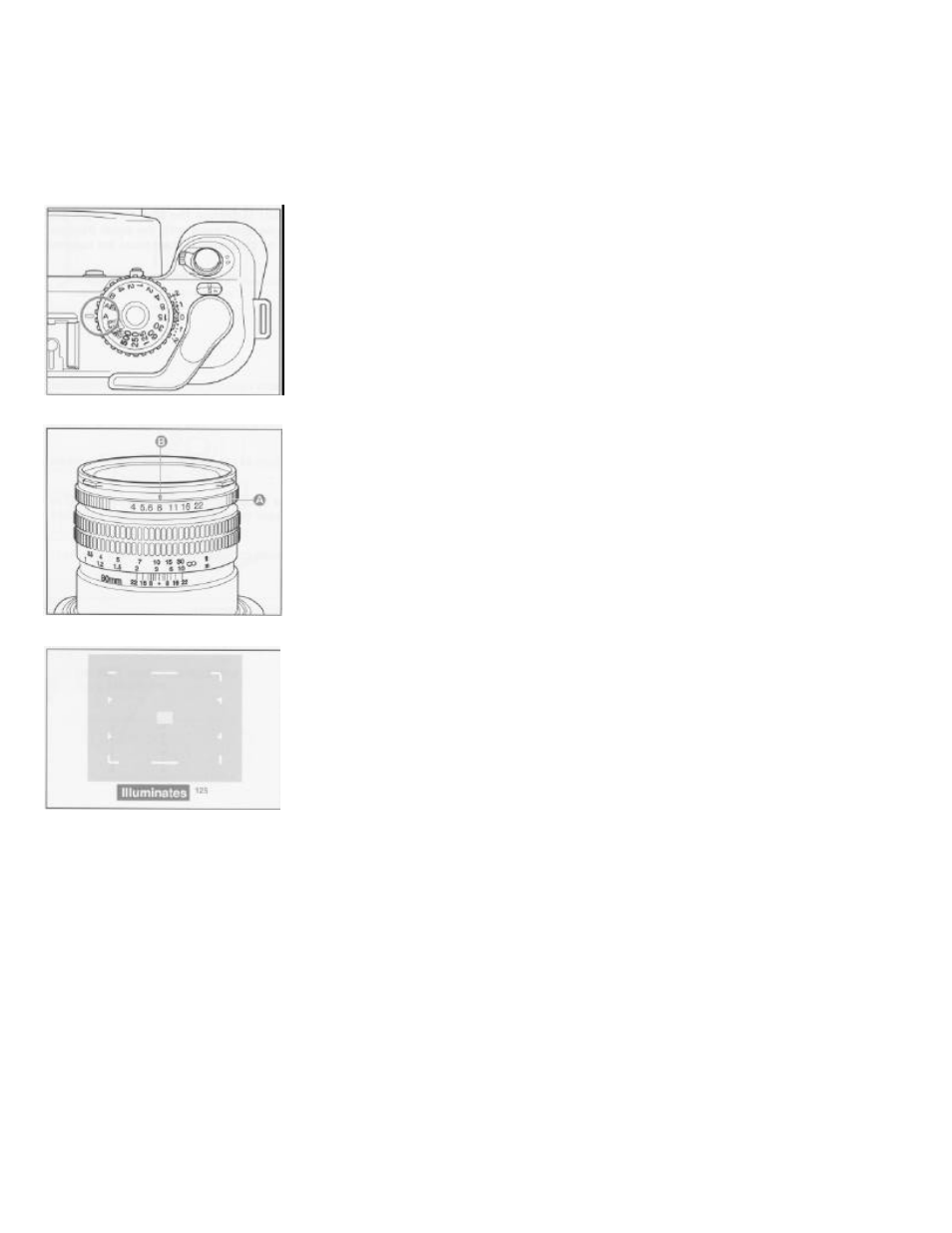 Taking photographs, Ae (automatic exposure) photography | Mamiya 7 II User Manual | Page 22 / 45