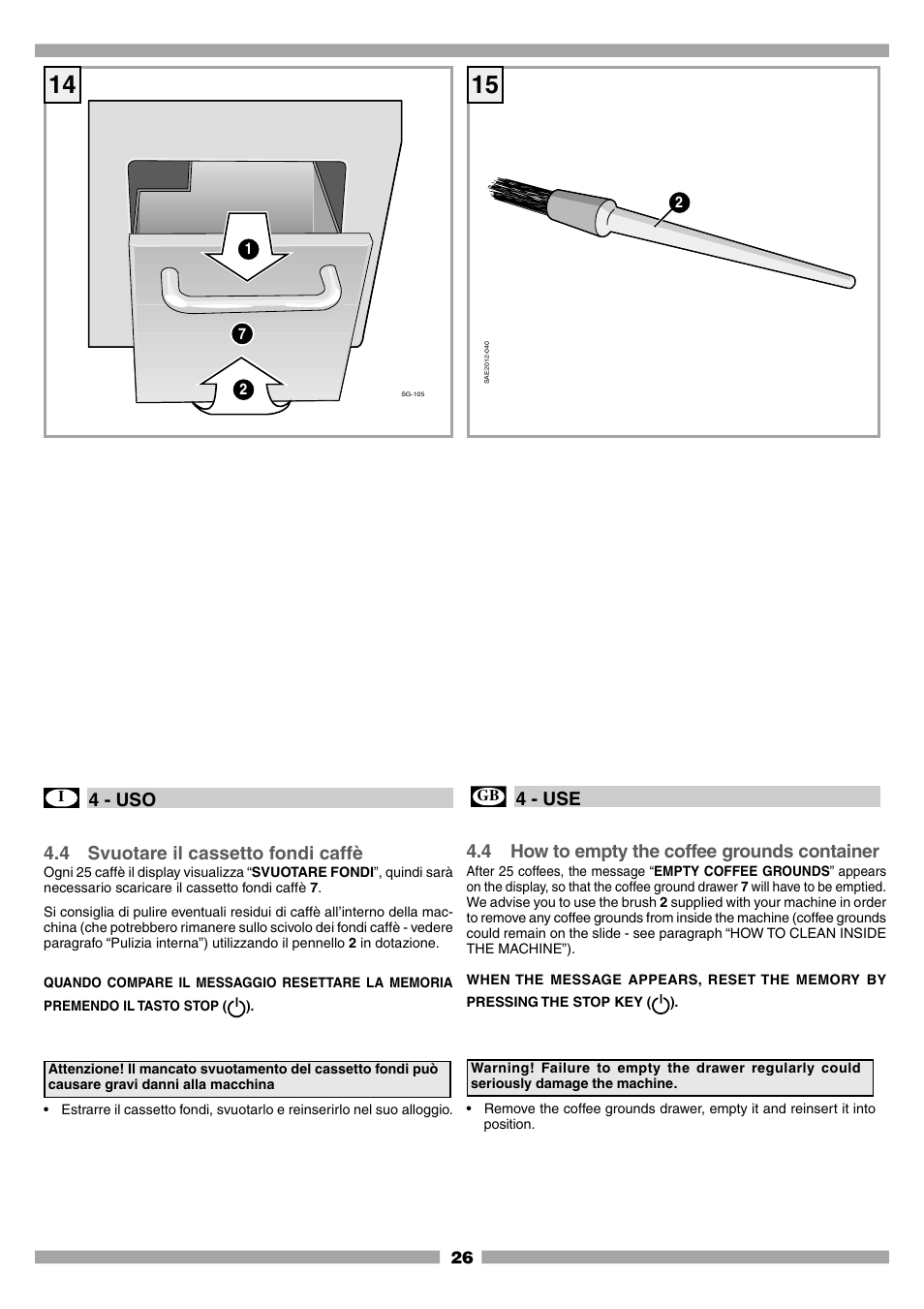 Mamiya Built-In Automatic Electronic Coffee Machine SCM1 User Manual | Page 25 / 101