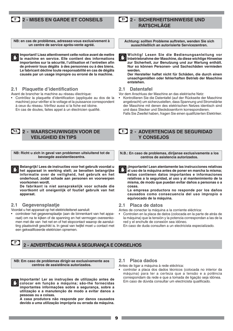 Mamiya Built-In Automatic Electronic Coffee Machine SCM1 User Manual | Page 8 / 101