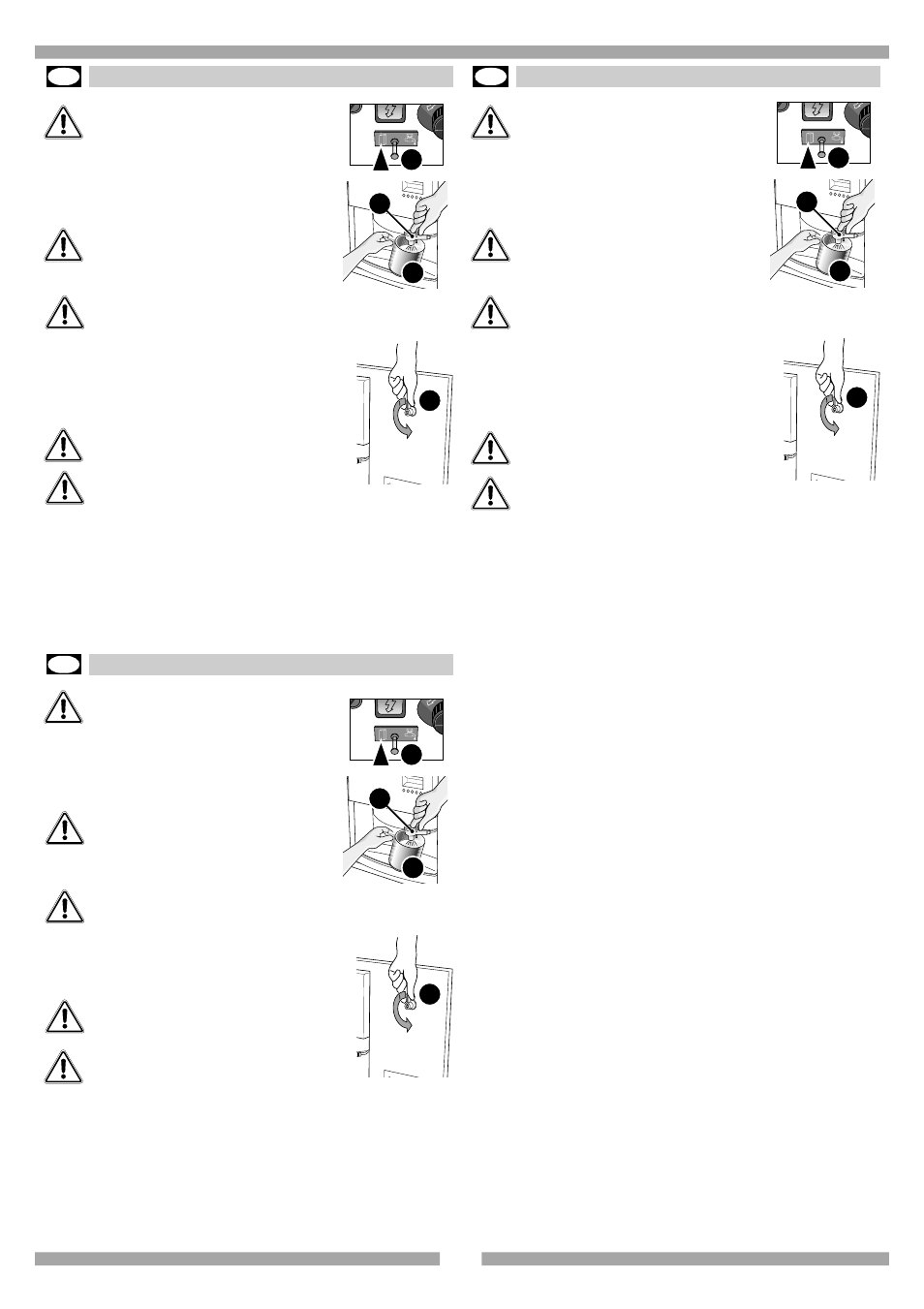 6 - onderhoud, 6 - mantenimiento, 6 - manutenção | Mamiya Built-In Automatic Electronic Coffee Machine SCM1 User Manual | Page 80 / 101