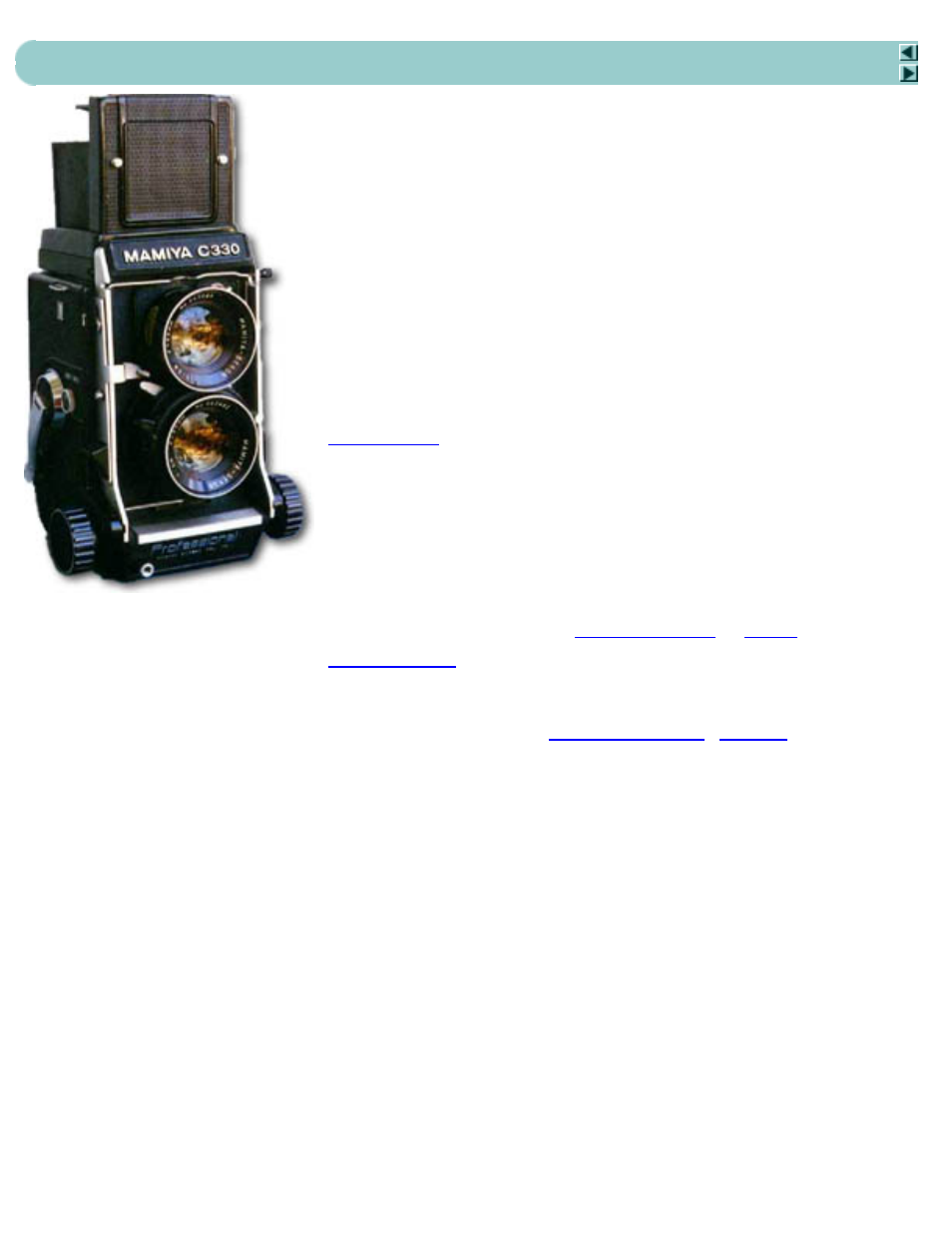 Mamiya C330 User Manual | 49 pages