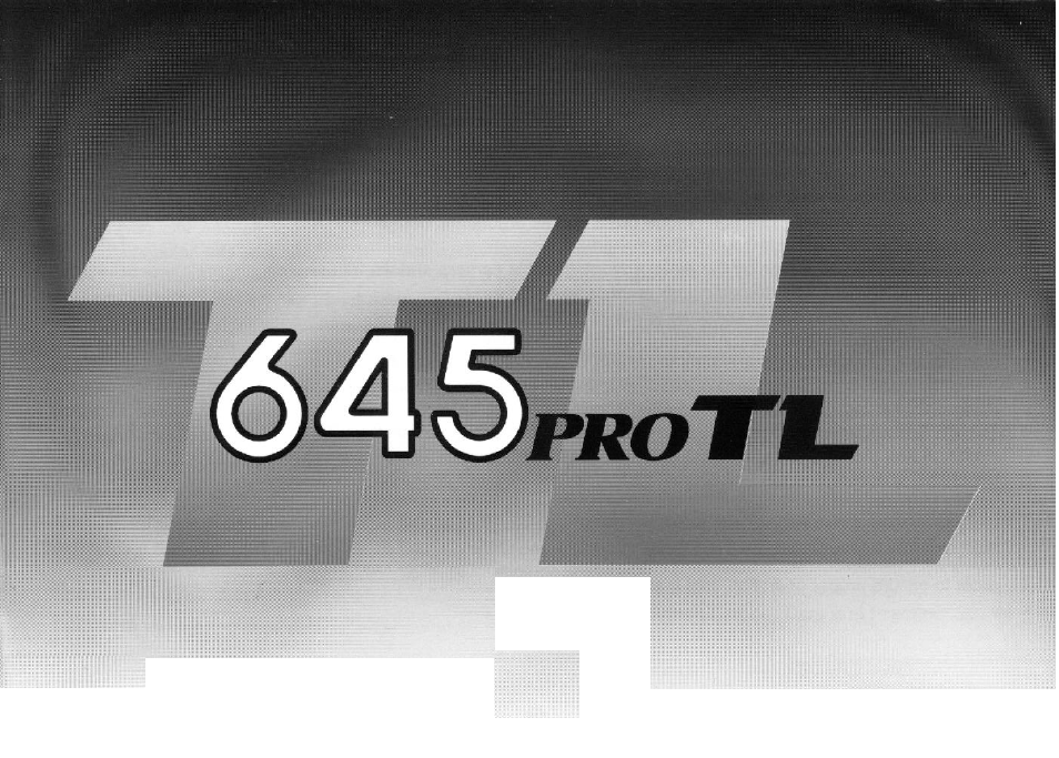 Mamiya 645 PRO TL User Manual | 46 pages