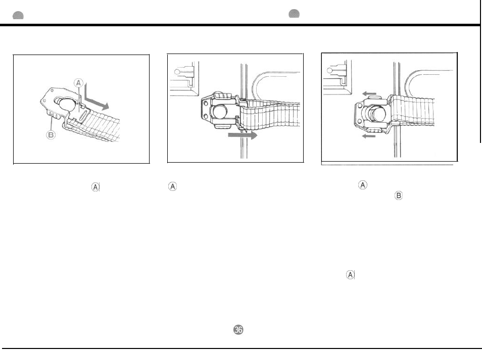 Neckstrap - attaching & removing, Attaching and removing the neck strap | Mamiya 645 PRO TL User Manual | Page 37 / 46