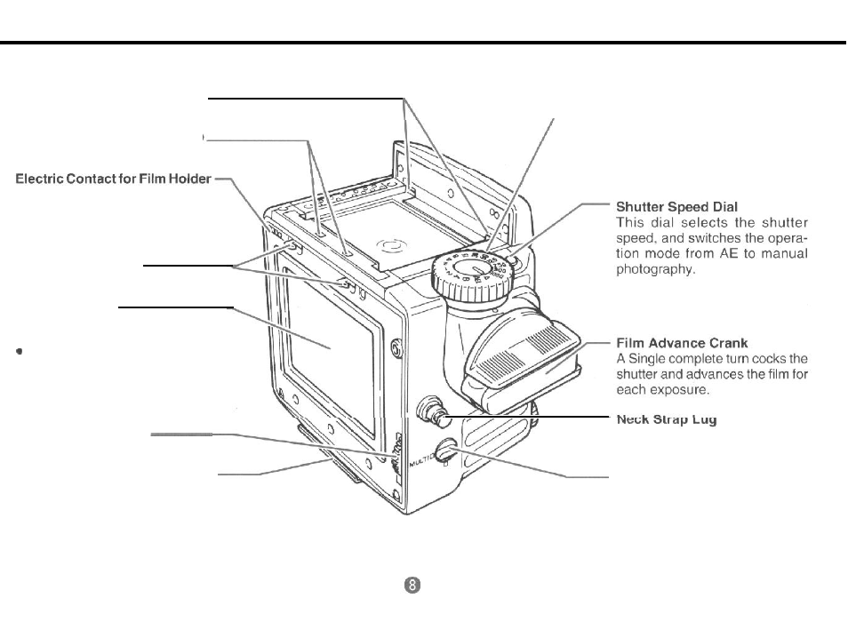 Back view | Mamiya 645 PRO TL User Manual | Page 9 / 46