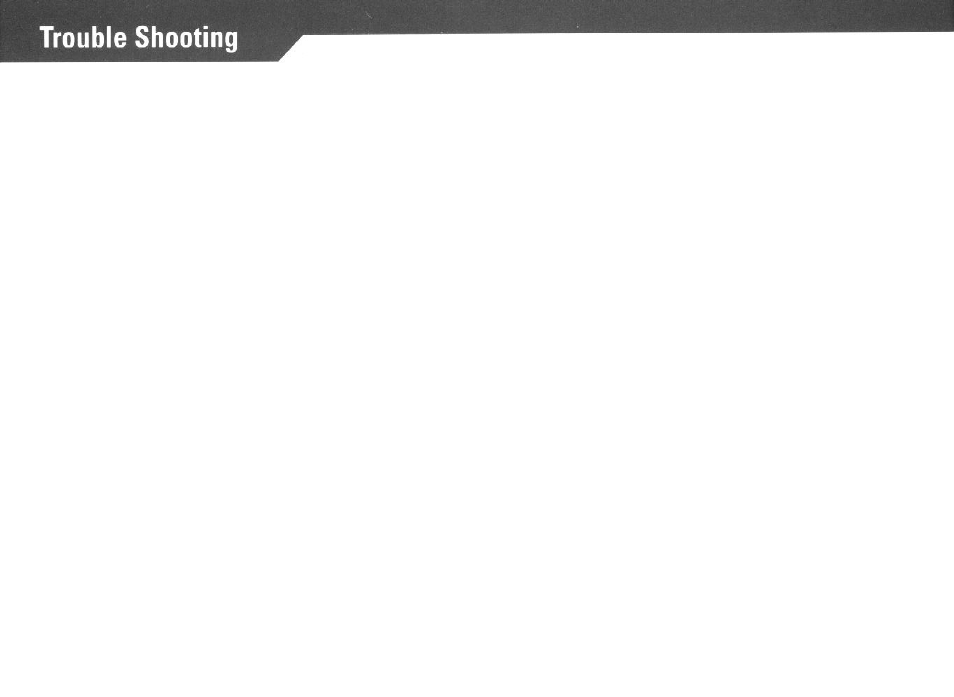 Trouble shooting | Mamiya PRO 645 User Manual | Page 38 / 43