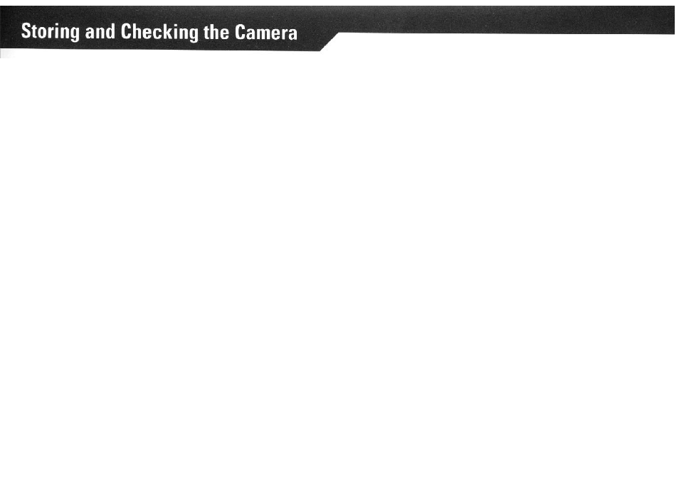 Storing & checking the camera | Mamiya PRO 645 User Manual | Page 43 / 43