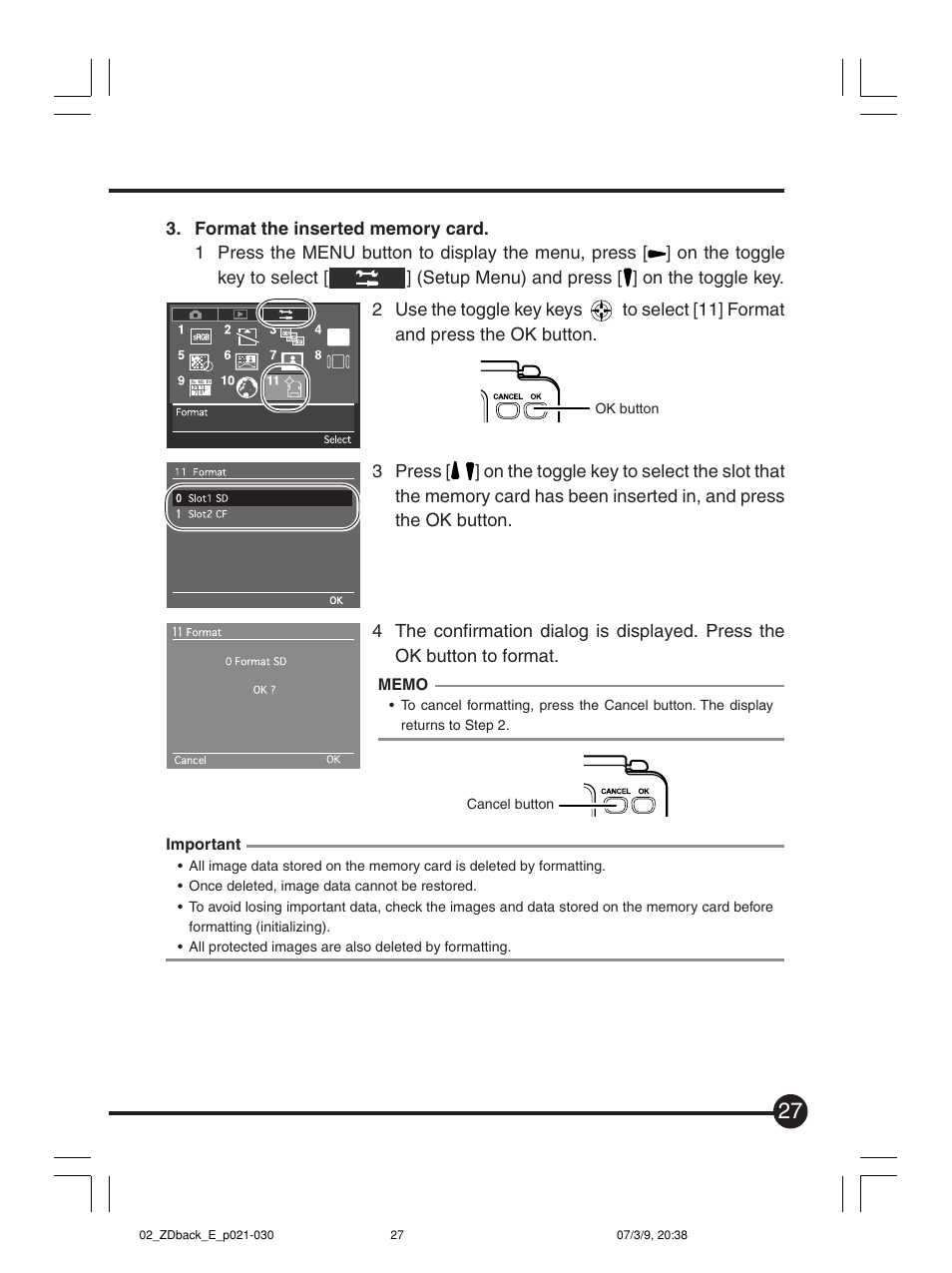 Mamiya Digital Back DCUG1205N01 User Manual | Page 27 / 106