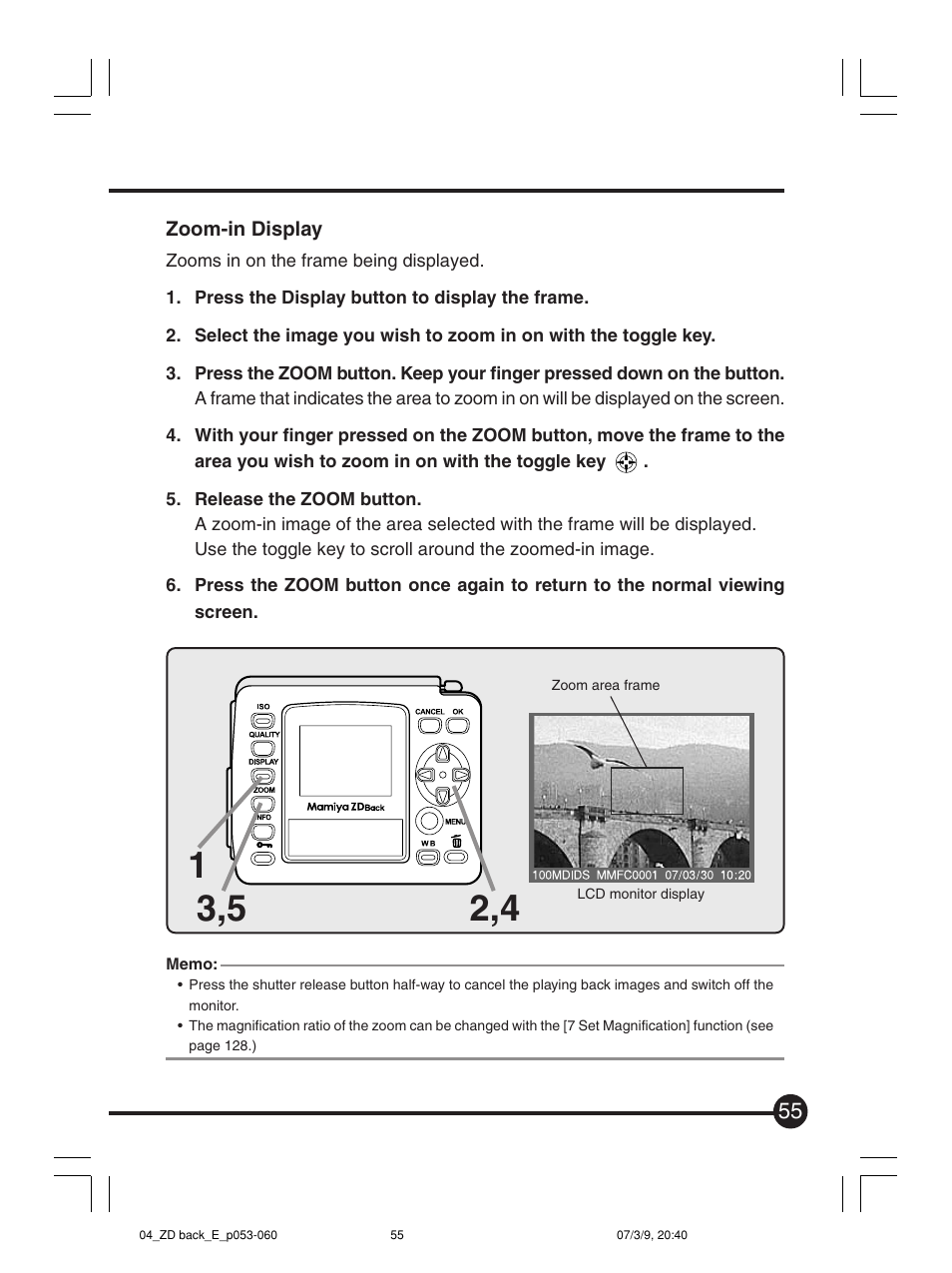 Mamiya Digital Back DCUG1205N01 User Manual | Page 55 / 106