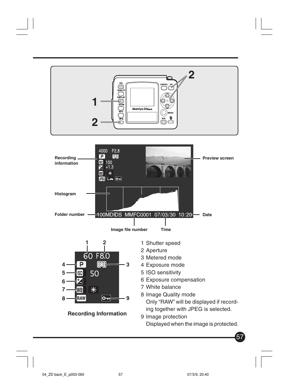 Mamiya Digital Back DCUG1205N01 User Manual | Page 57 / 106