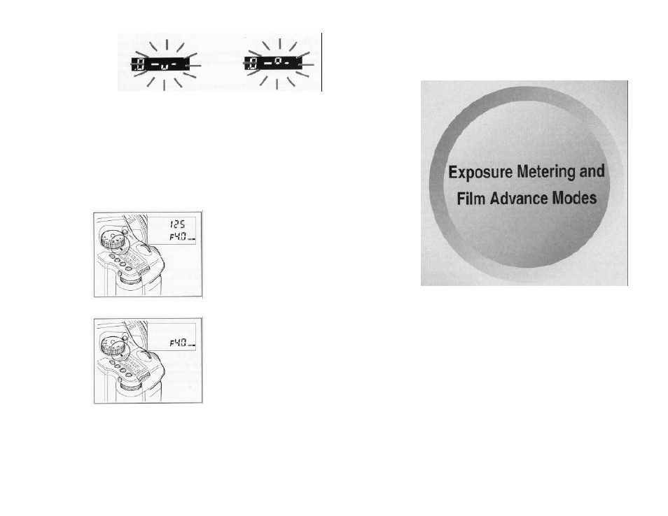 X mode, Time mode, Exposure metering & film advance modes | Mamiya 645 AF User Manual | Page 23 / 44