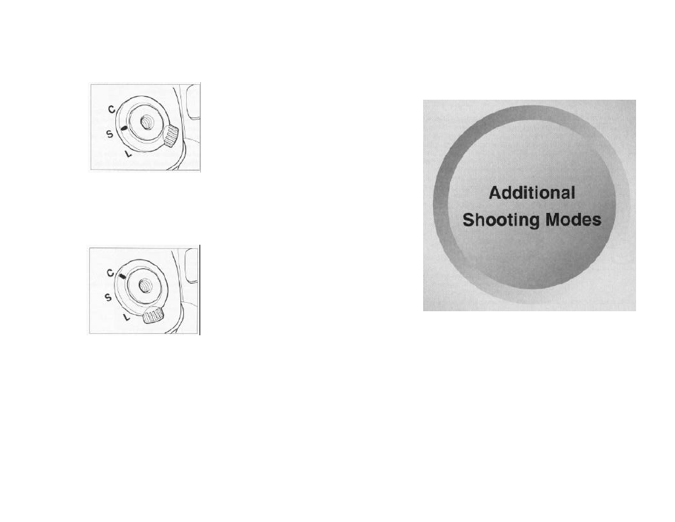 Single-frame mode/continuous mode, Additional shooting modes | Mamiya 645 AF User Manual | Page 25 / 44