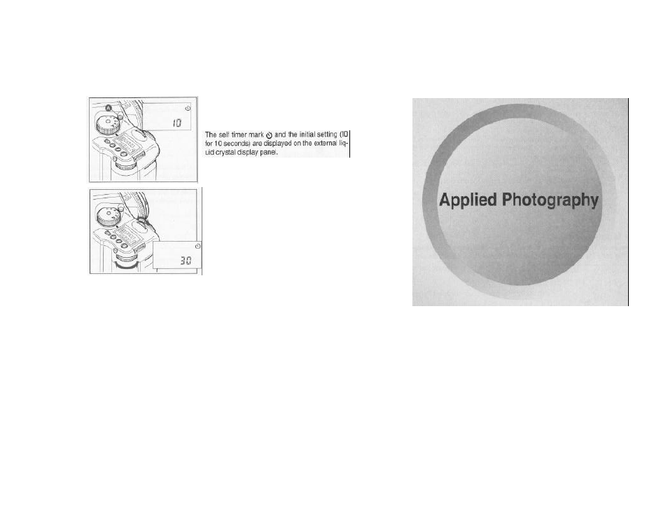 Self timer mode, Applied photography | Mamiya 645 AF User Manual | Page 28 / 44