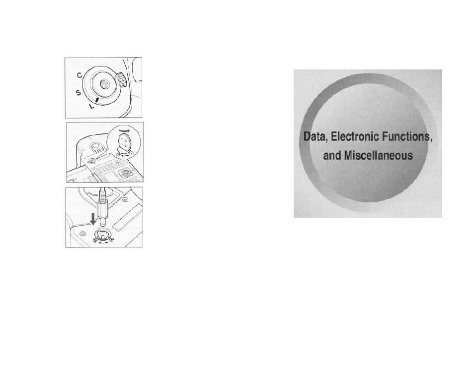 External power supply, Data, electronic functions, & miscellaneous | Mamiya 645 AF User Manual | Page 36 / 44