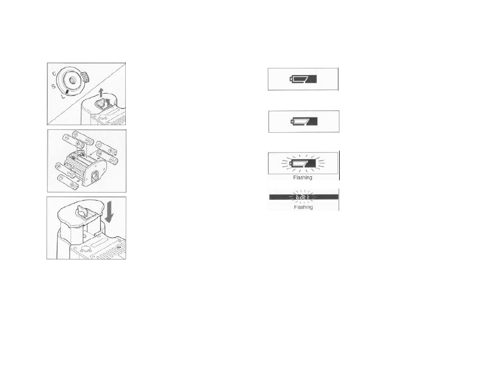 Inserting the batteries, Checking the battery power | Mamiya 645 AF User Manual | Page 7 / 44