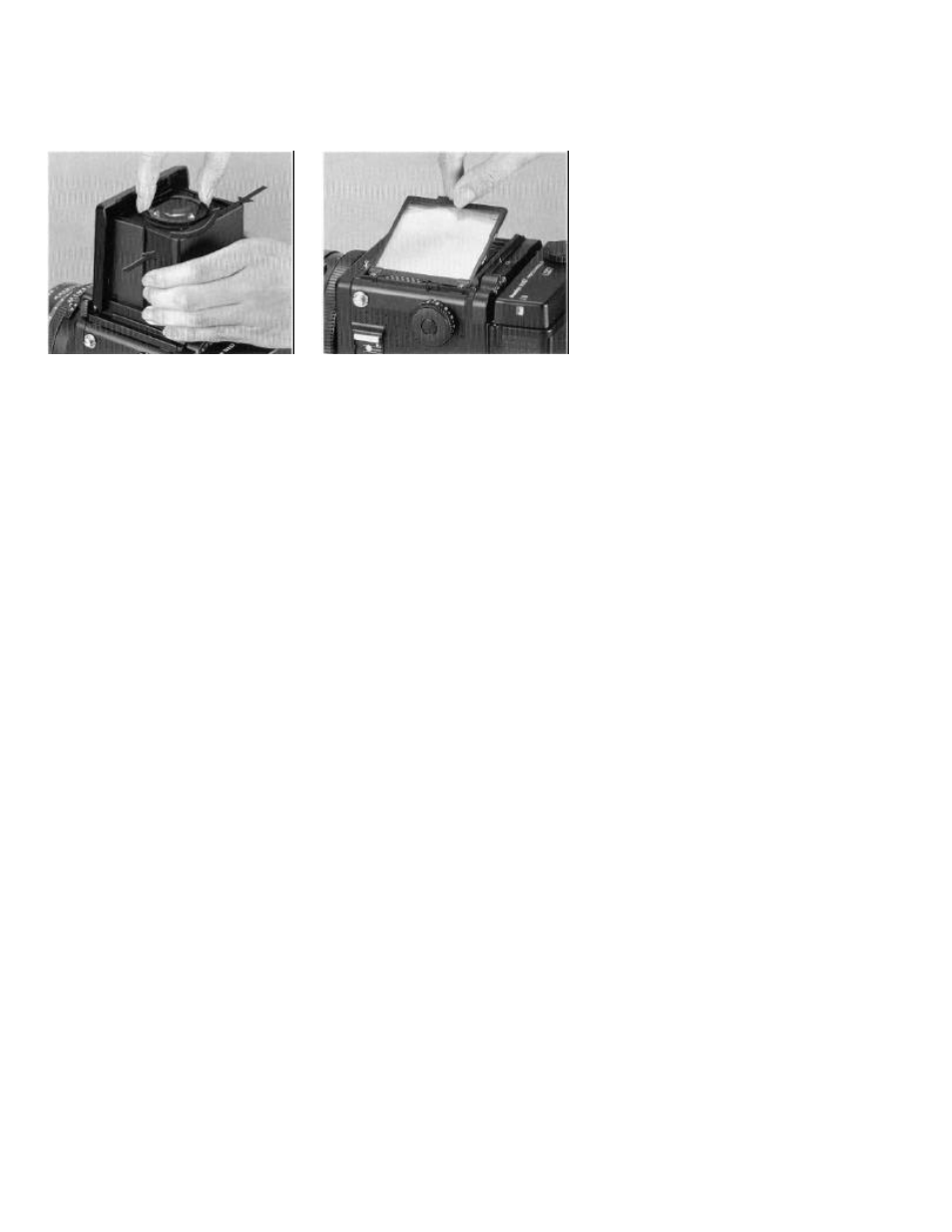 Interchanging the focusing screen | Mamiya RZ67 PRO II User Manual | Page 18 / 43