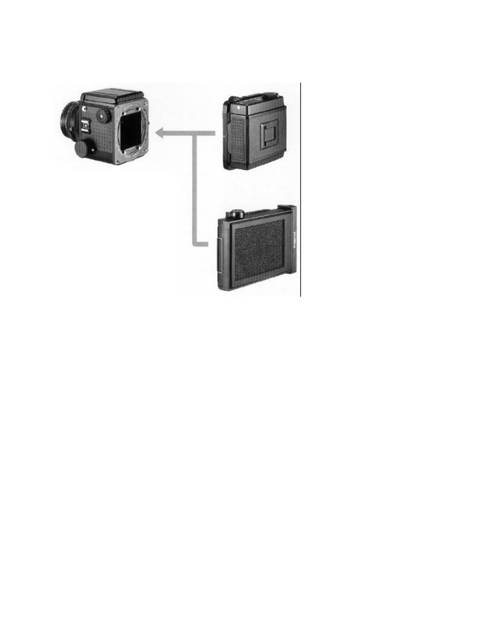 Camera back lock system | Mamiya RZ67 PRO II User Manual | Page 39 / 43