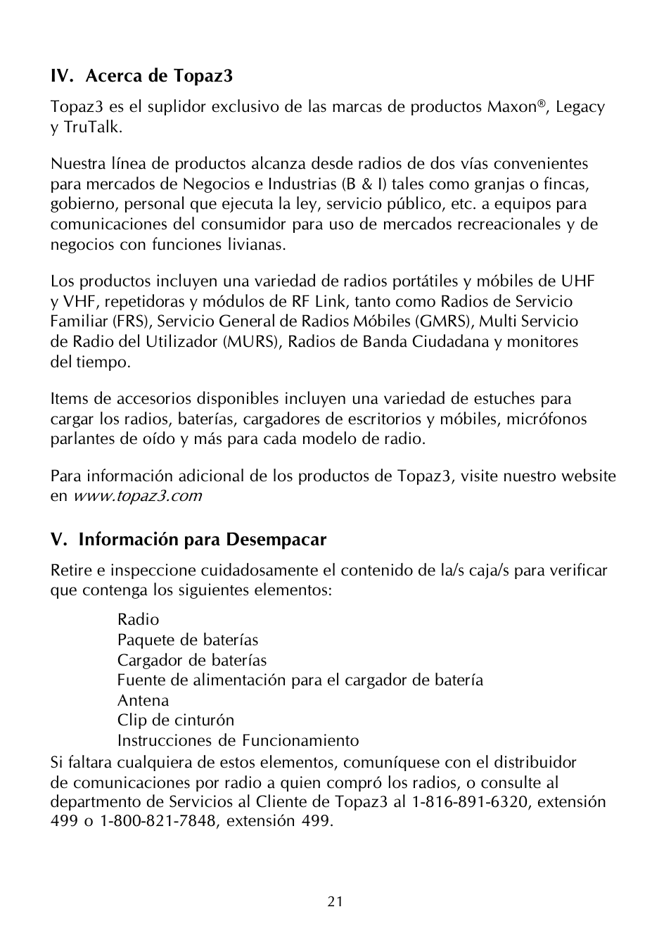 Maxon Telecom SP-200K Series User Manual | Page 26 / 64