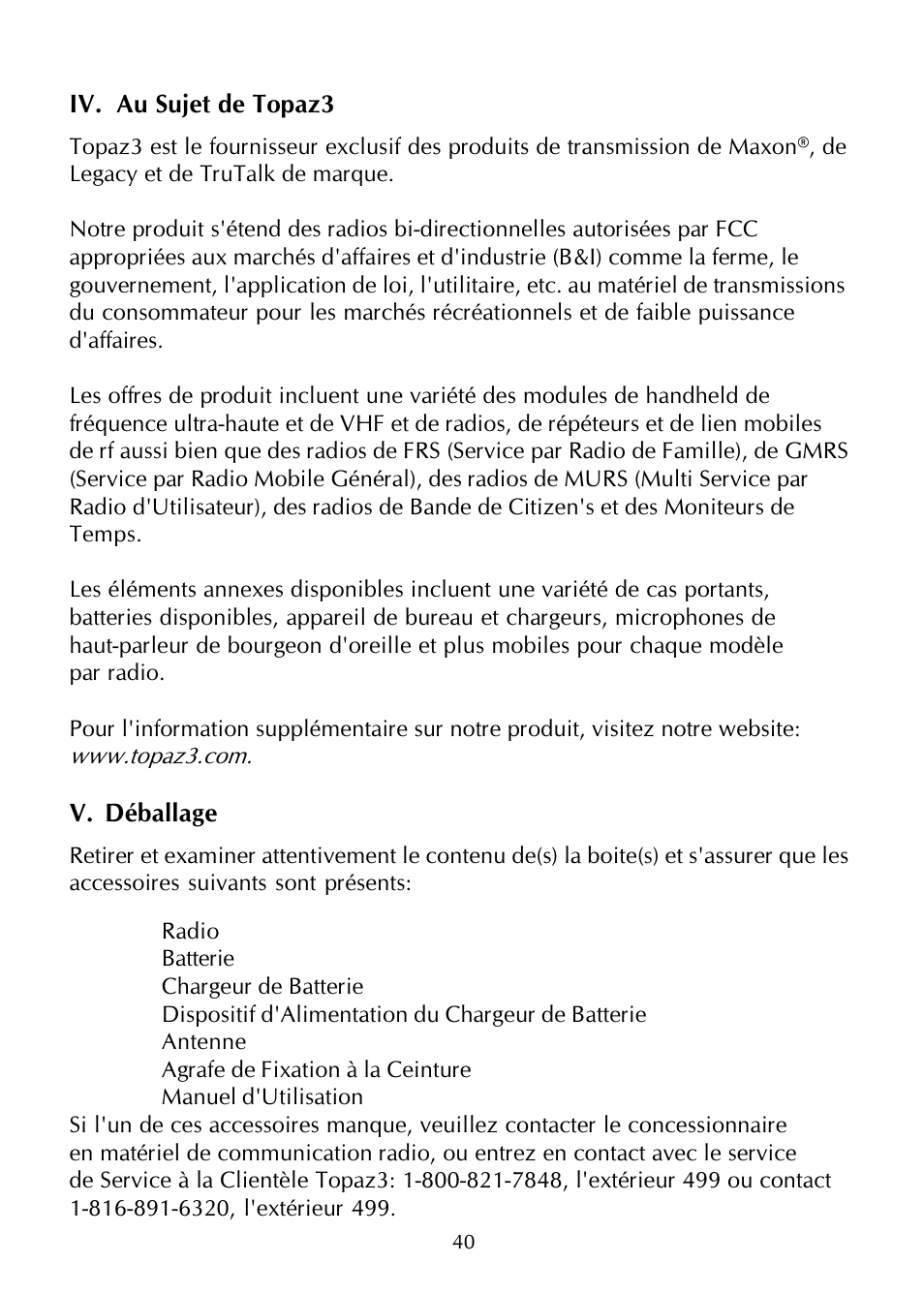 Maxon Telecom SP-200K Series User Manual | Page 46 / 64