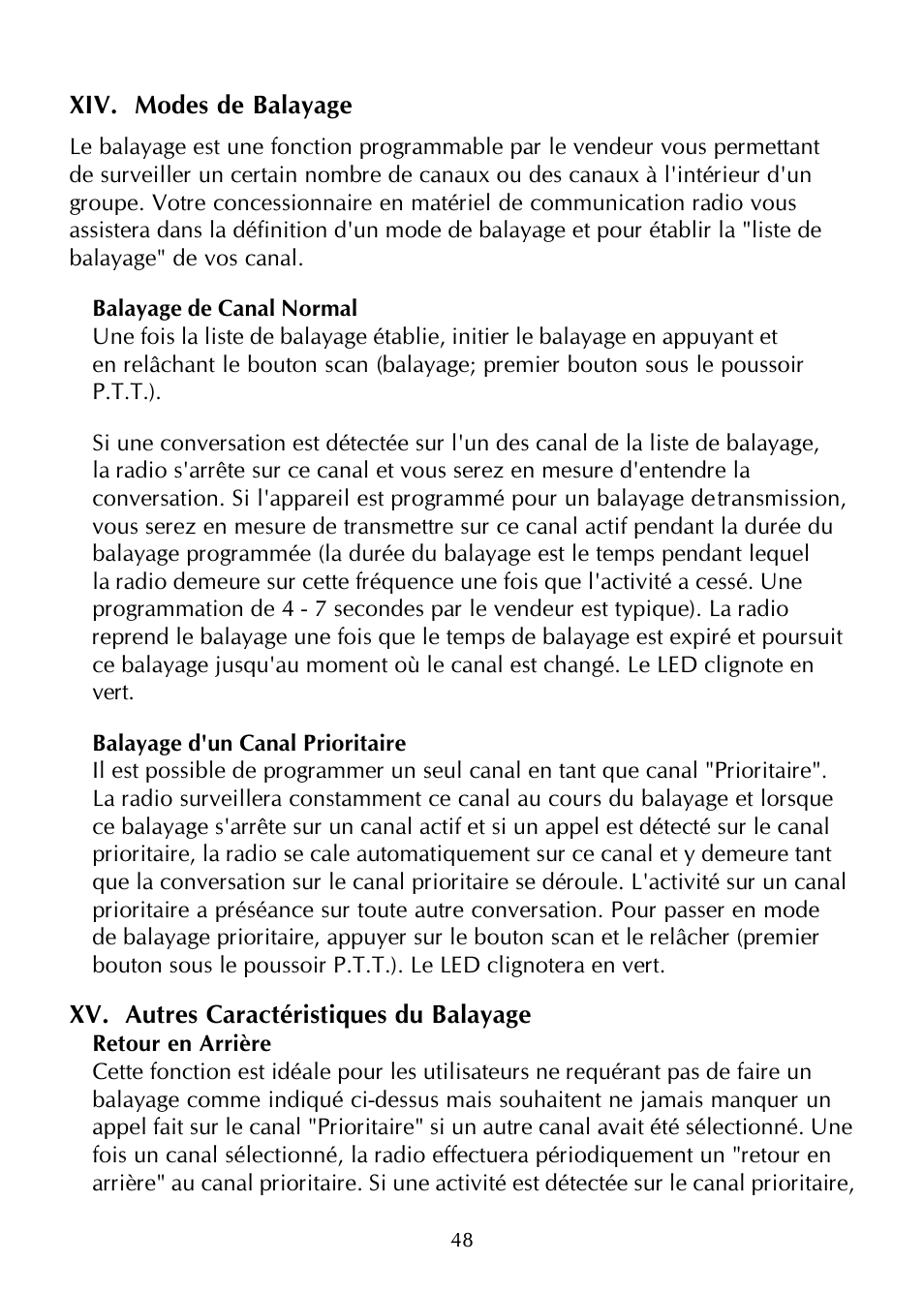 Maxon Telecom SP-200K Series User Manual | Page 54 / 64
