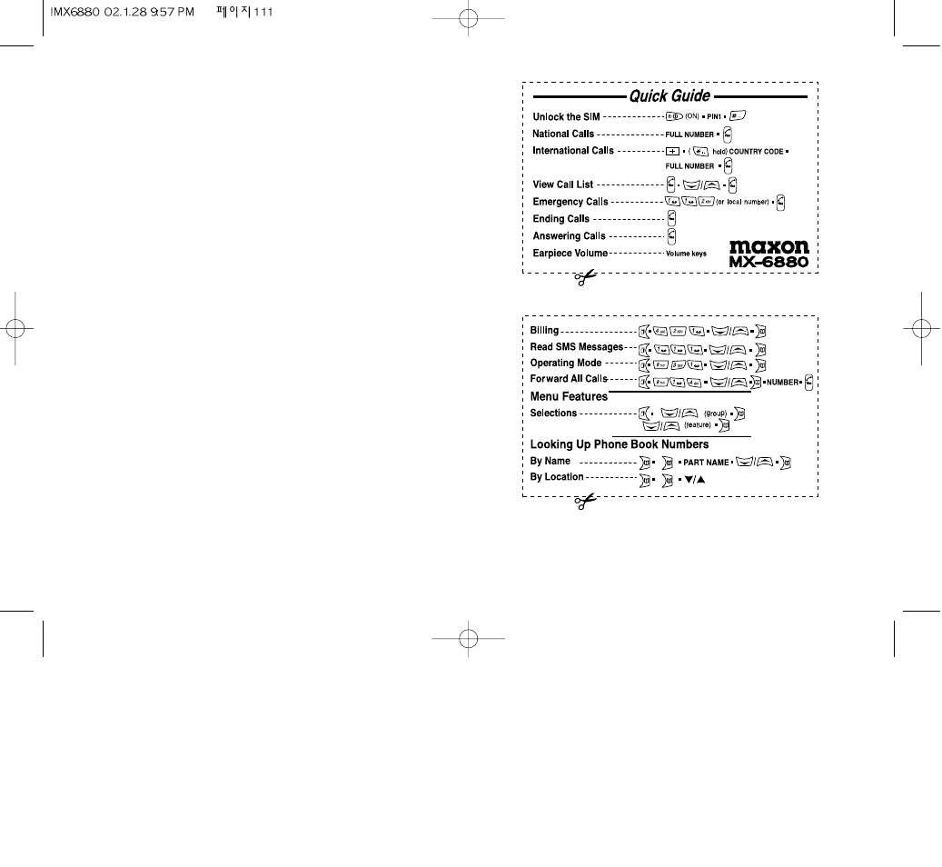 Maxon Telecom MX-6880 User Manual | Page 57 / 57