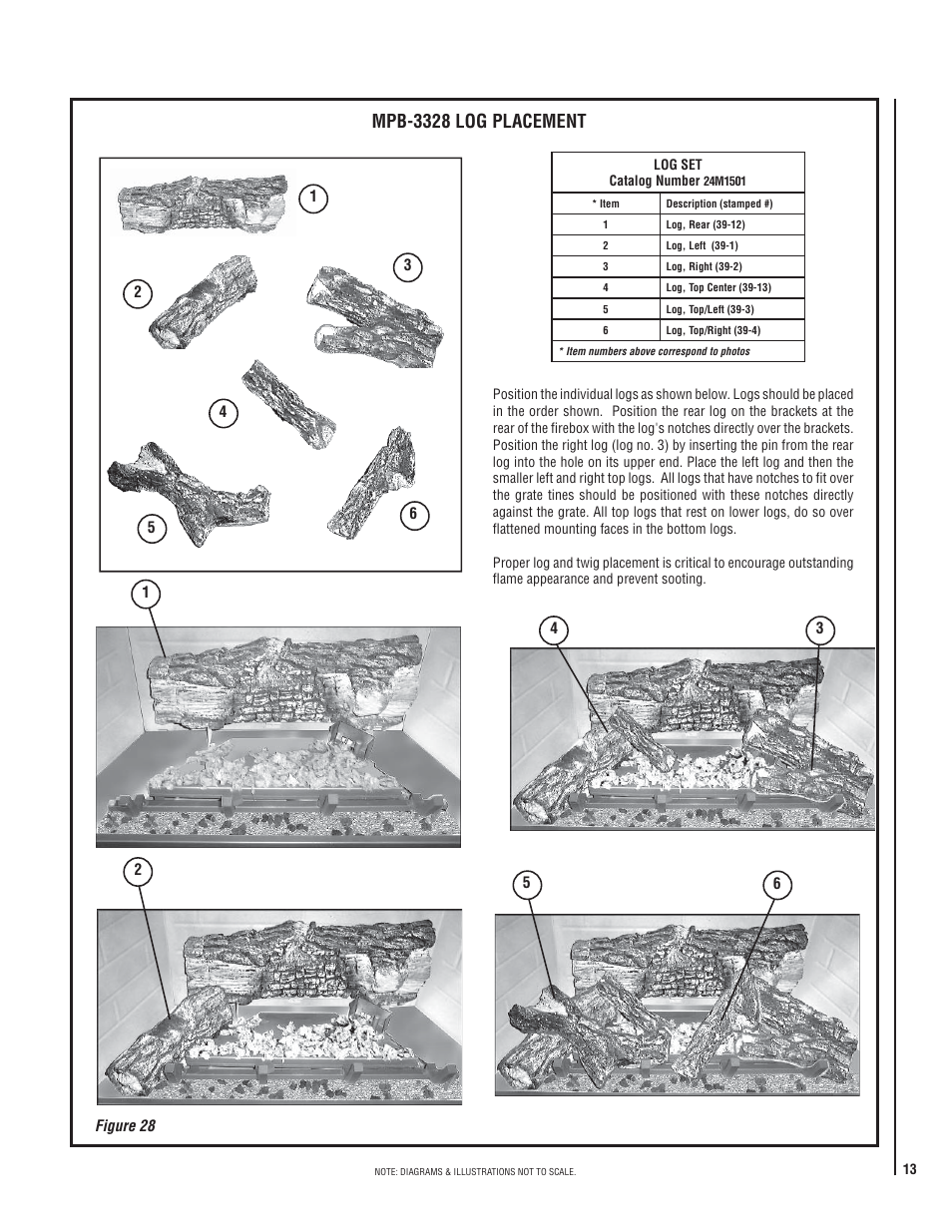 Mpb-3328 log placement | Maxon Telecom MPB3328CNE User Manual | Page 13 / 20