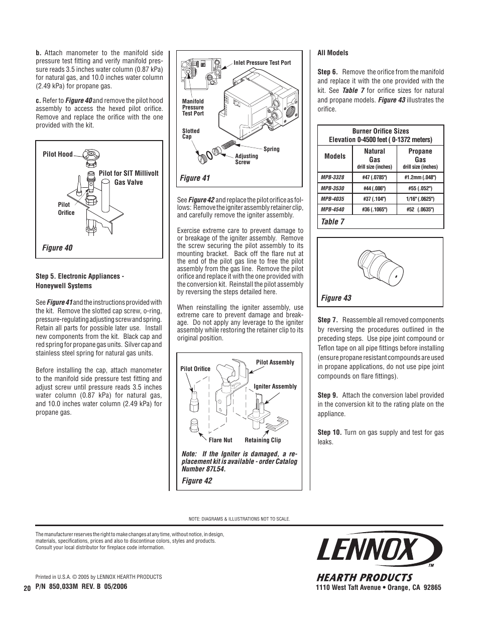 Figure 40, Figure 42, Figure 41 | Figure 43, Table 7 | Maxon Telecom MPB3328CNE User Manual | Page 20 / 20