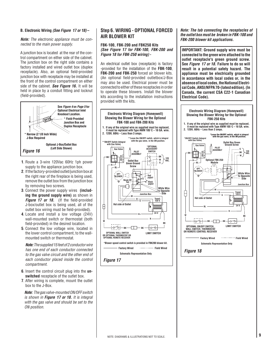 Step 6. wiring - optional forced air blower kit | Maxon Telecom MPB3328CNE User Manual | Page 9 / 20
