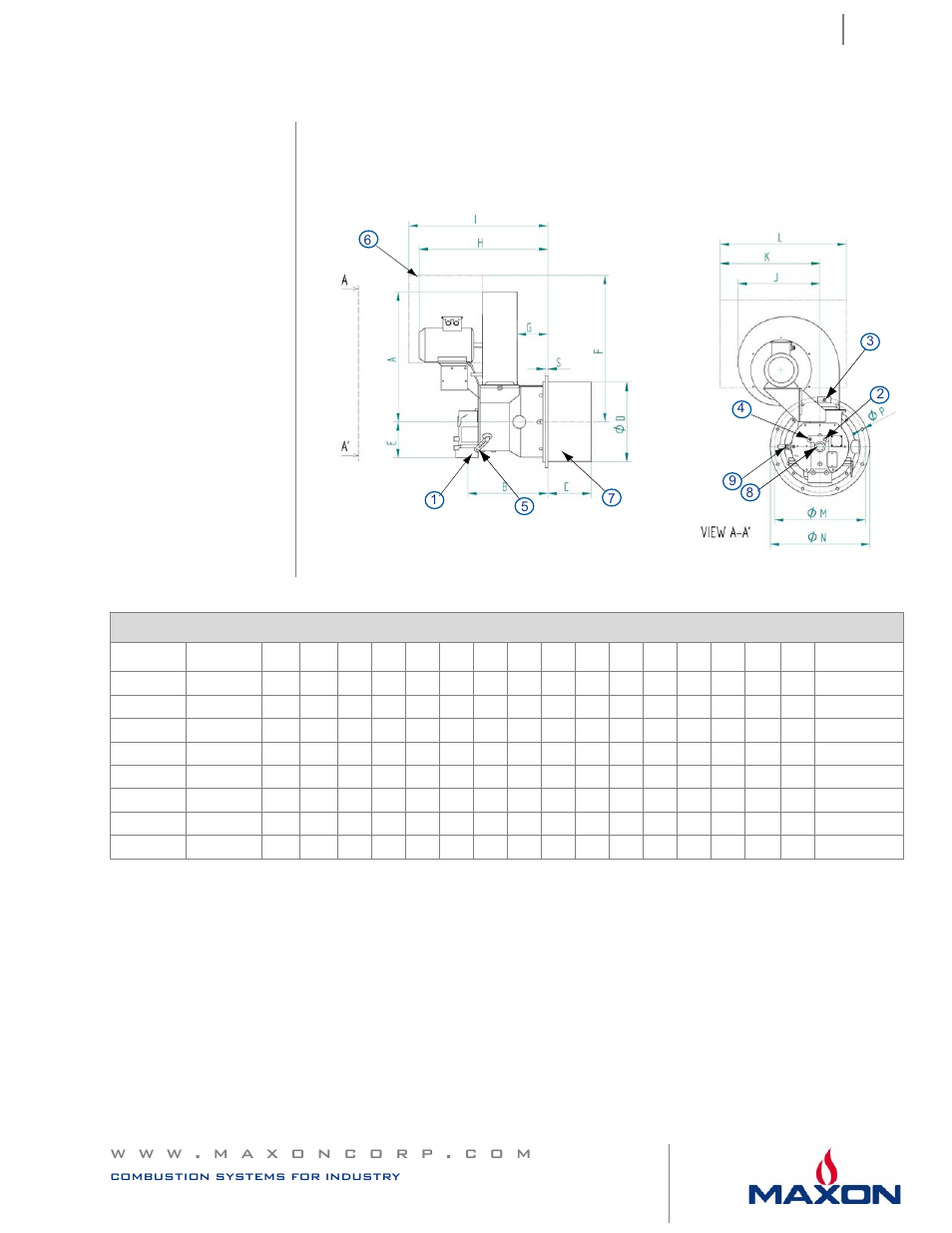 Inditherm, With high temperature discharge sleeve - all sizes | Maxon Telecom INDITHERM 300 User Manual | Page 8 / 17