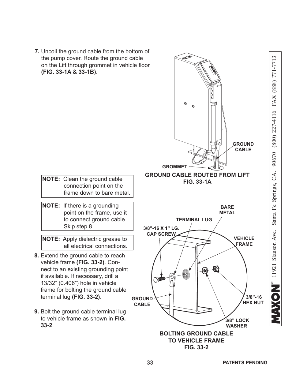 Maxon Telecom WL7-VERS. C User Manual | Page 33 / 61