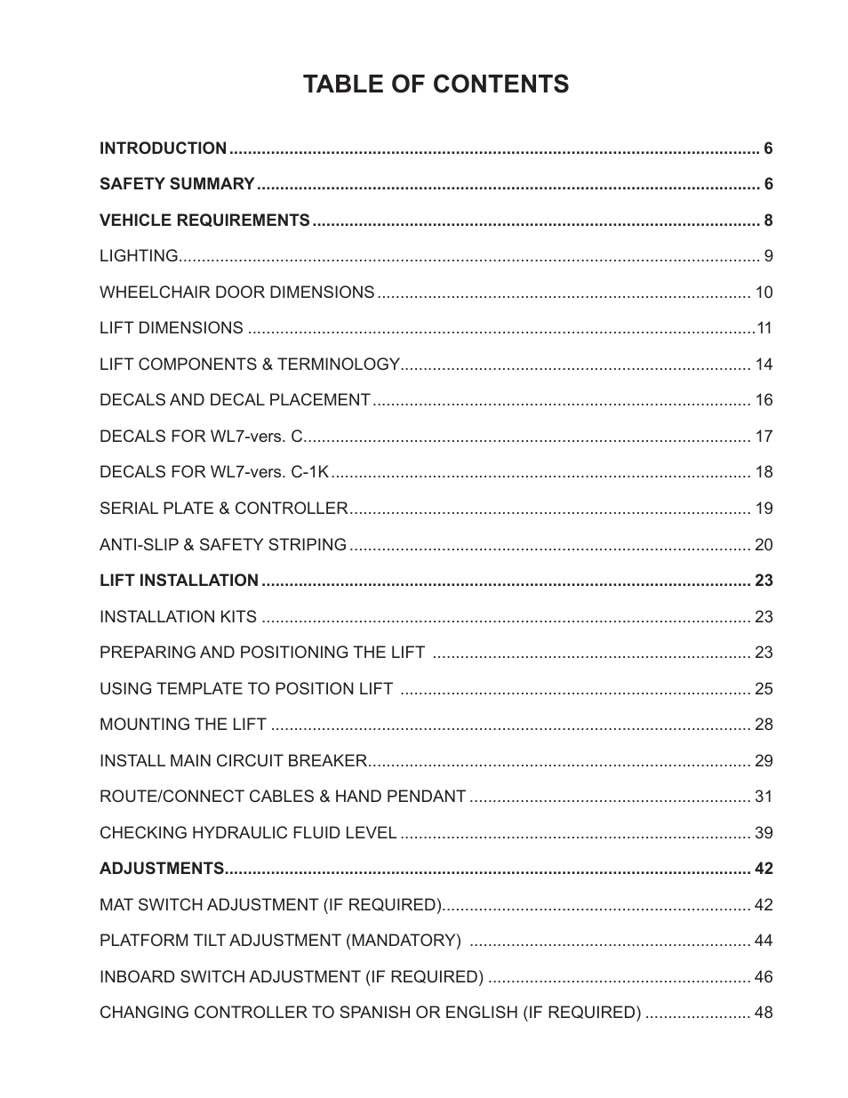 Maxon Telecom WL7-VERS. C User Manual | Page 4 / 61