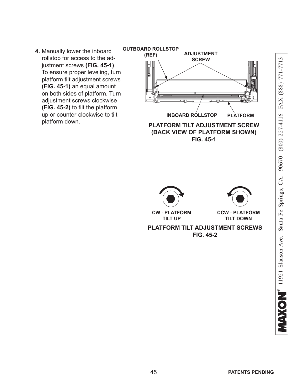 Maxon Telecom WL7-VERS. C User Manual | Page 45 / 61