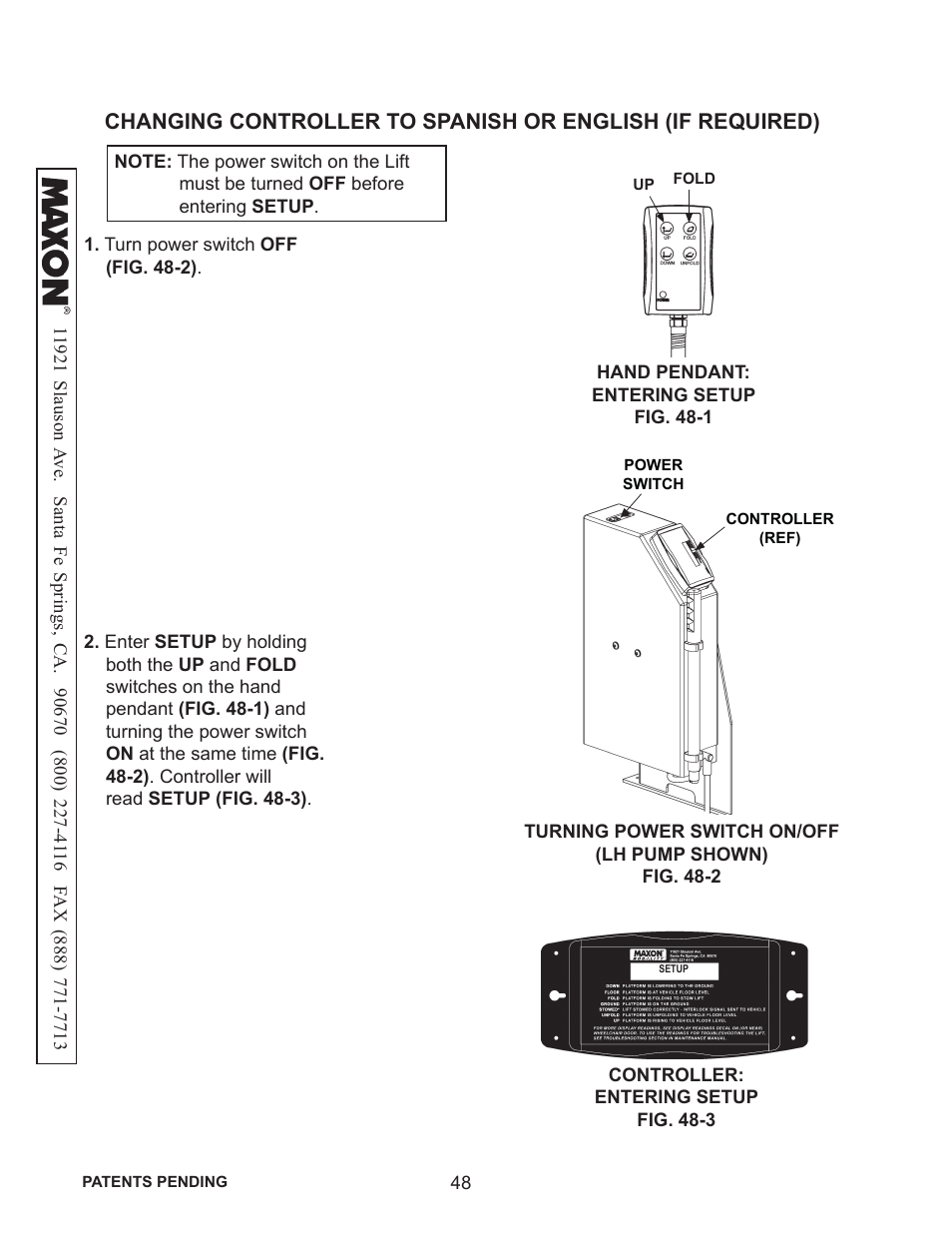 Maxon Telecom WL7-VERS. C User Manual | Page 48 / 61