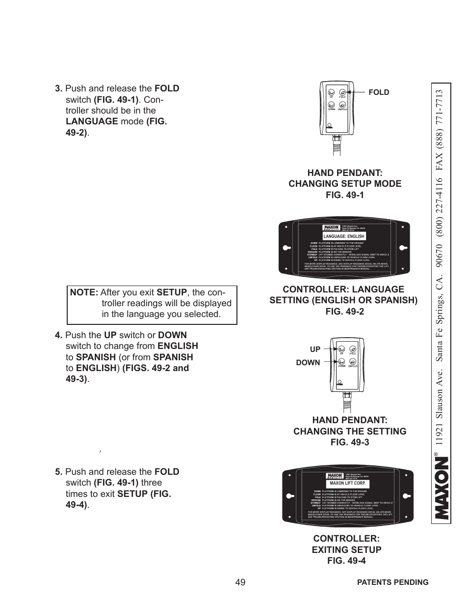 Maxon Telecom WL7-VERS. C User Manual | Page 49 / 61