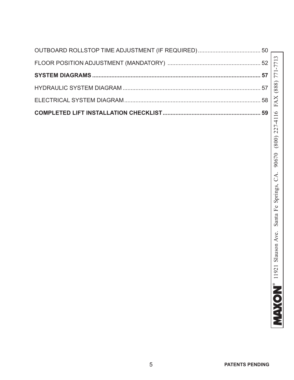 Maxon Telecom WL7-VERS. C User Manual | Page 5 / 61