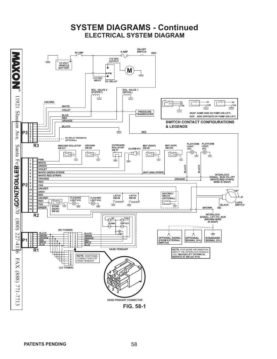 System diagrams - continued | Maxon Telecom WL7-VERS. C User Manual | Page 58 / 61
