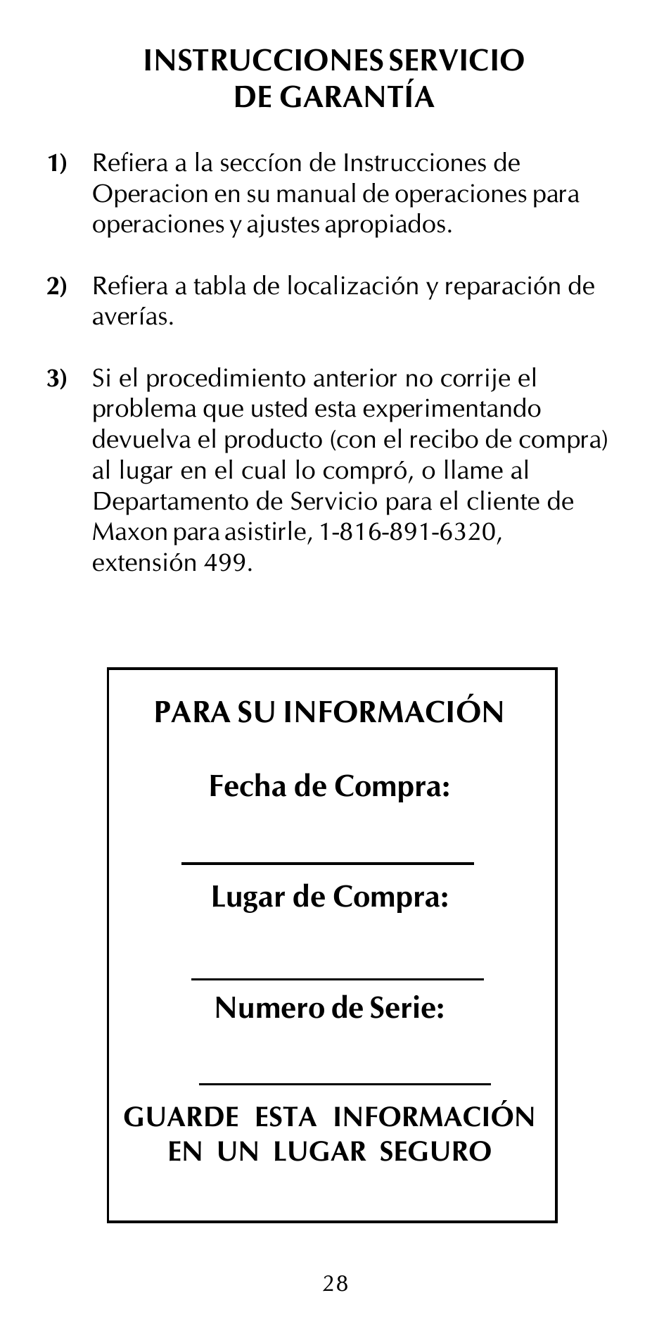 Maxon Telecom HCB-10C User Manual | Page 32 / 36