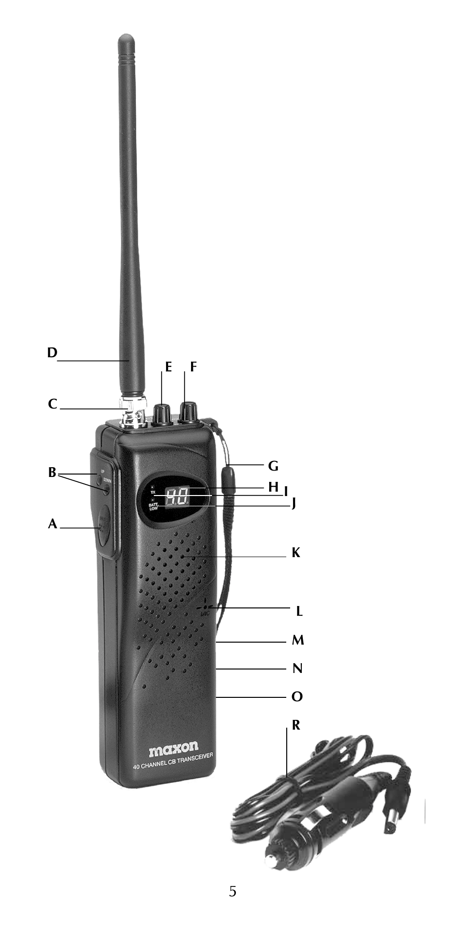 Maxon Telecom HCB-10C User Manual | Page 9 / 36