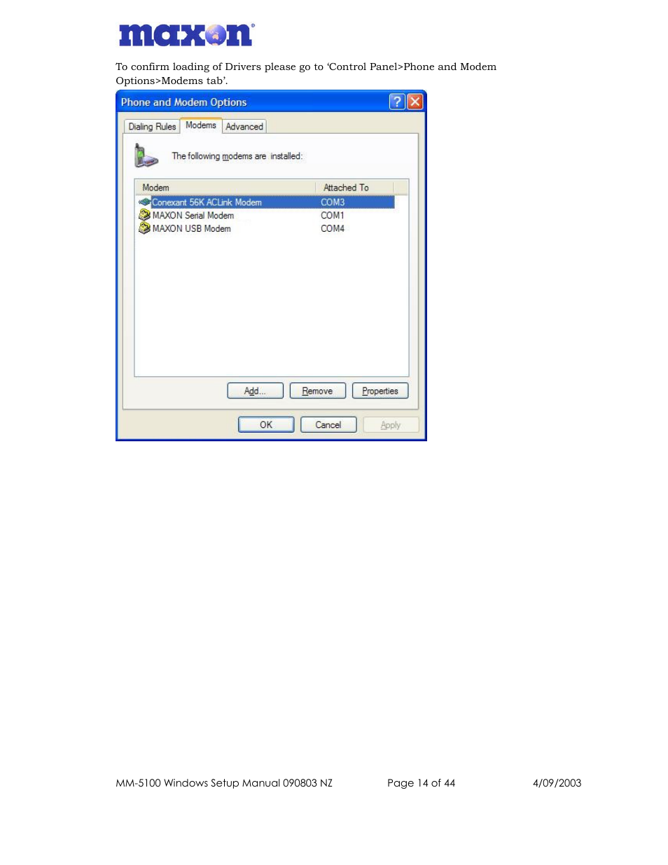 Maxon Telecom MM-5100 User Manual | Page 14 / 44