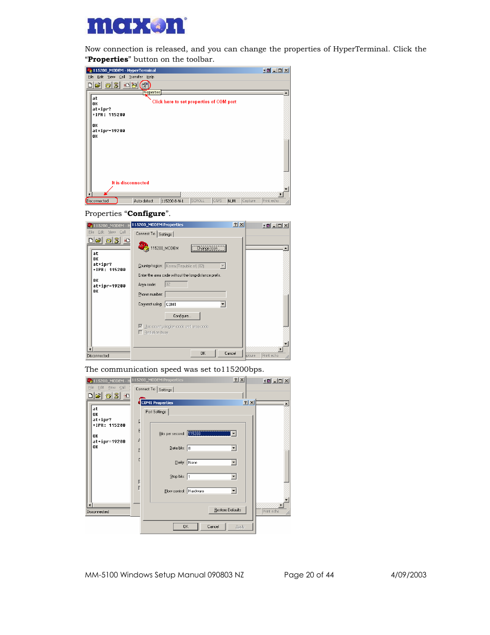 Maxon Telecom MM-5100 User Manual | Page 20 / 44