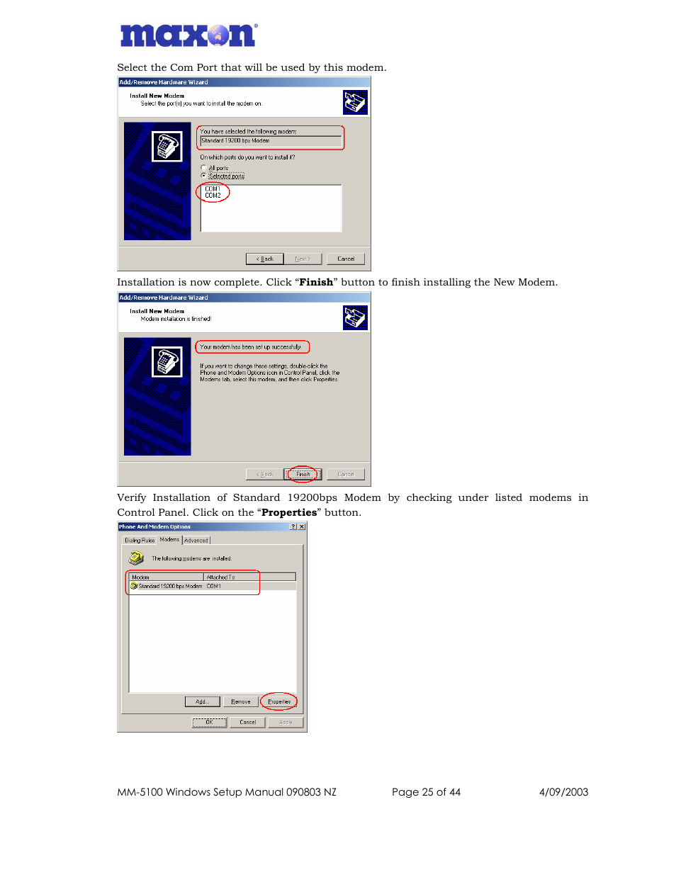Maxon Telecom MM-5100 User Manual | Page 25 / 44