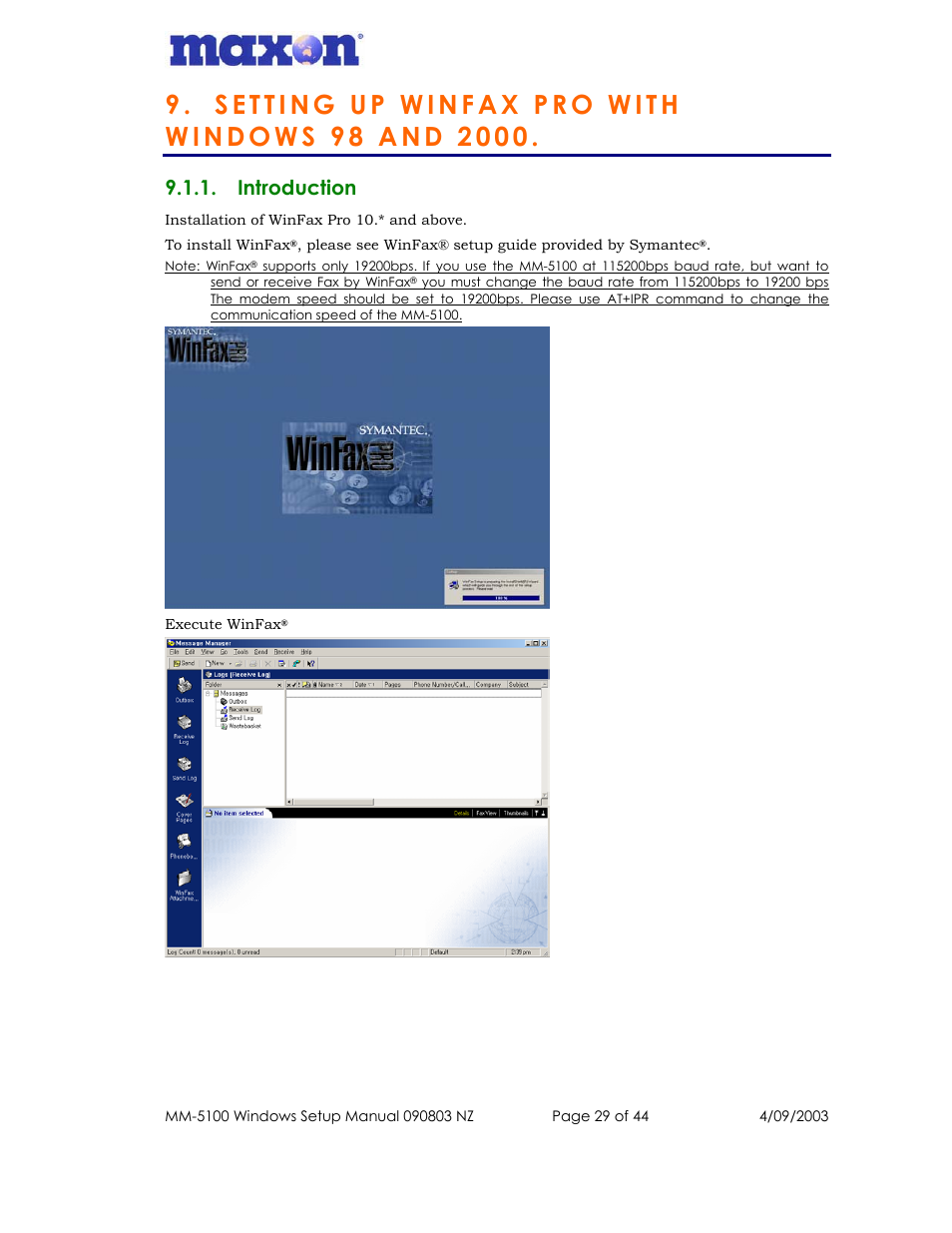 Introduction | Maxon Telecom MM-5100 User Manual | Page 29 / 44
