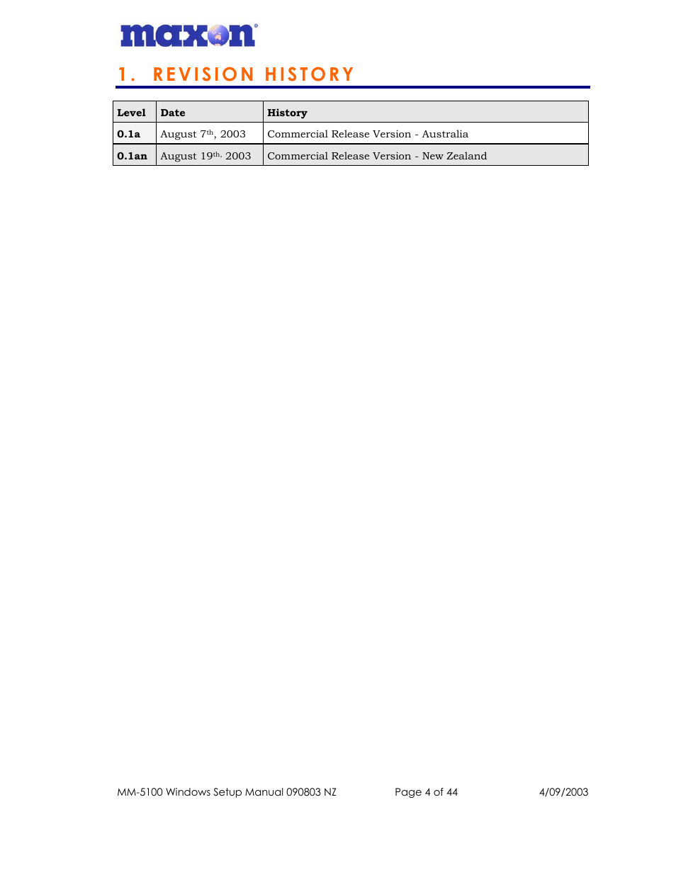 Maxon Telecom MM-5100 User Manual | Page 4 / 44