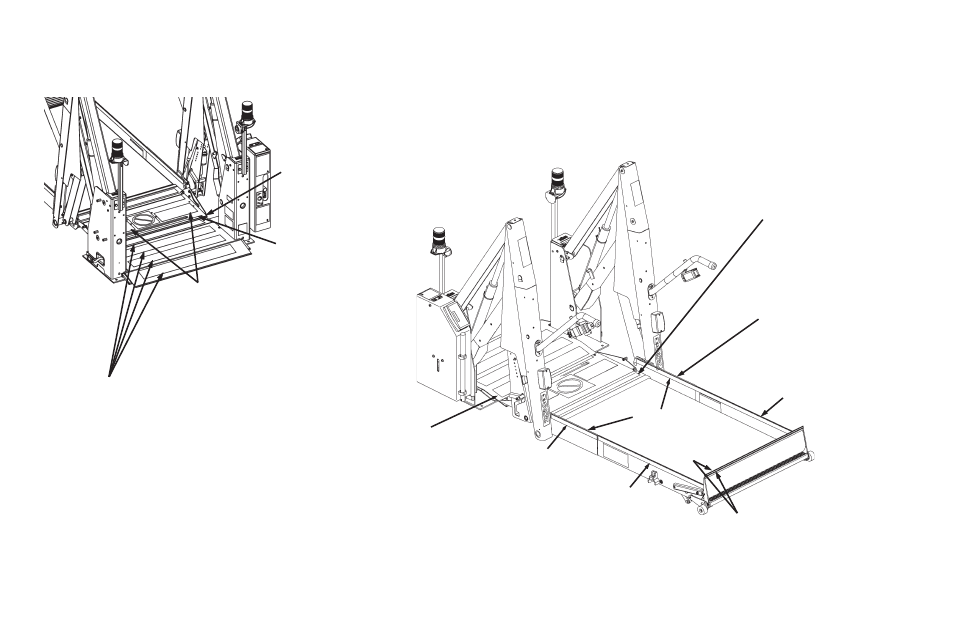 Anti-slip & safety striping - continued, 33” wide platform) | Maxon Telecom WL7 User Manual | Page 14 / 29