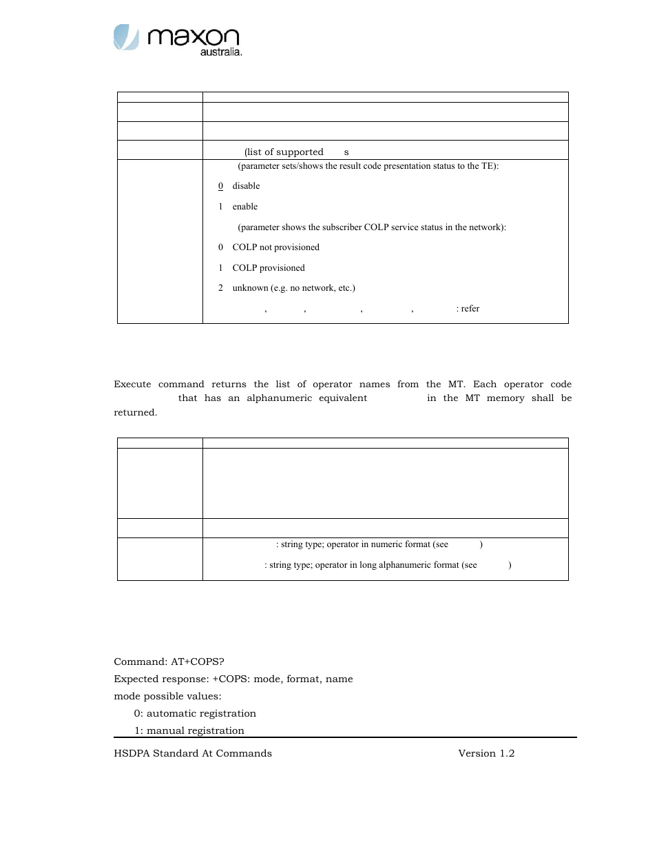 Read operator names +copn, Informative examples | Maxon Telecom MODMAX MM-6280IND User Manual | Page 31 / 61