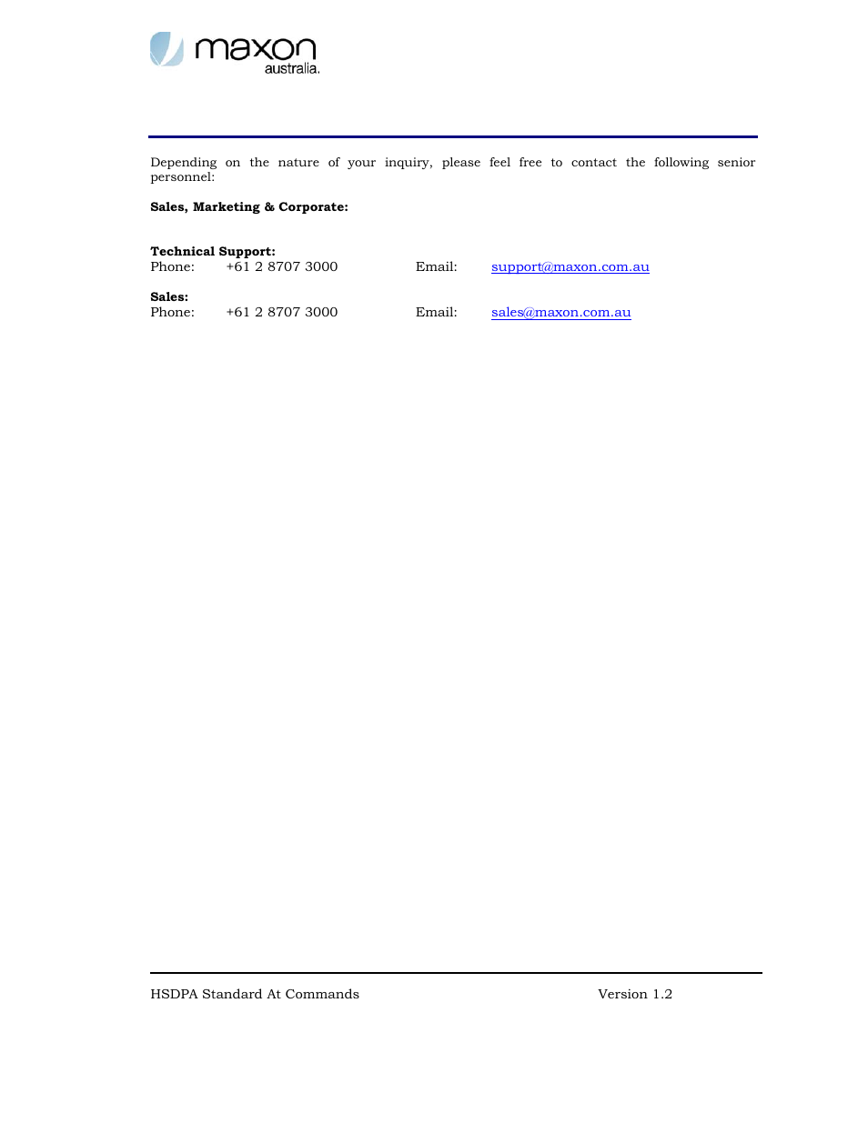 Maxon Telecom MODMAX MM-6280IND User Manual | Page 4 / 61
