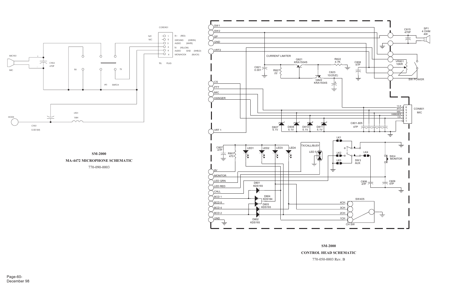 Page-60- december 98 | Maxon Telecom FM Mobile radio SM-2000 User Manual | Page 64 / 74