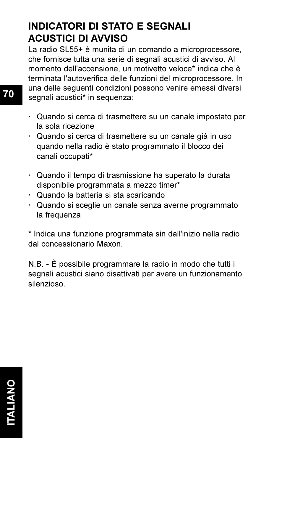 Maxon Telecom UM-SL55 User Manual | Page 72 / 79