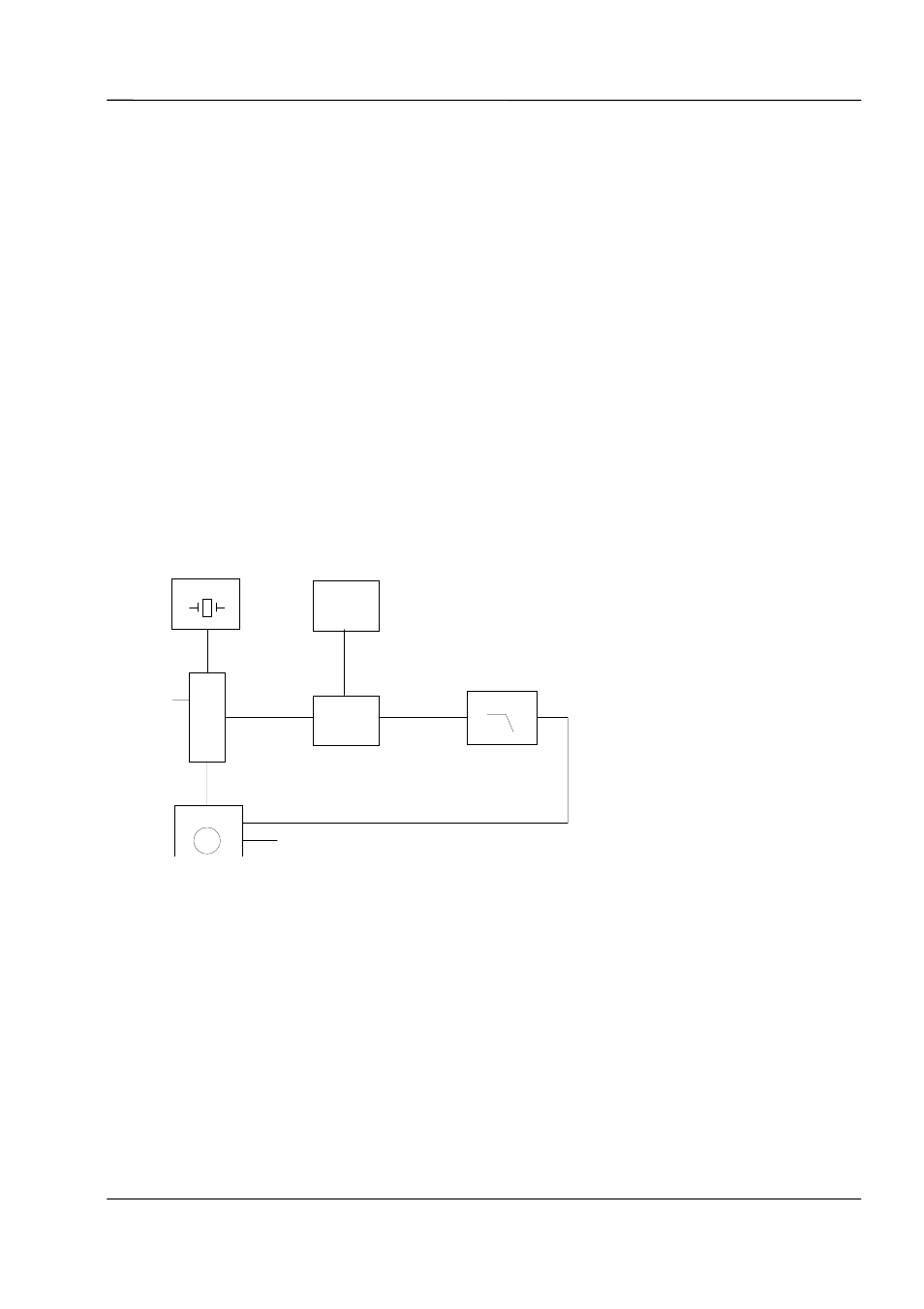 Battery low indicator circuit, Leds and indicators, Common rf circuits | Pll synthesiser, 8 mhz tcxo, Figure 5-2 – synthesiser block diagram -5, 5 common rf circuits | Maxon Telecom SP210 User Manual | Page 33 / 95