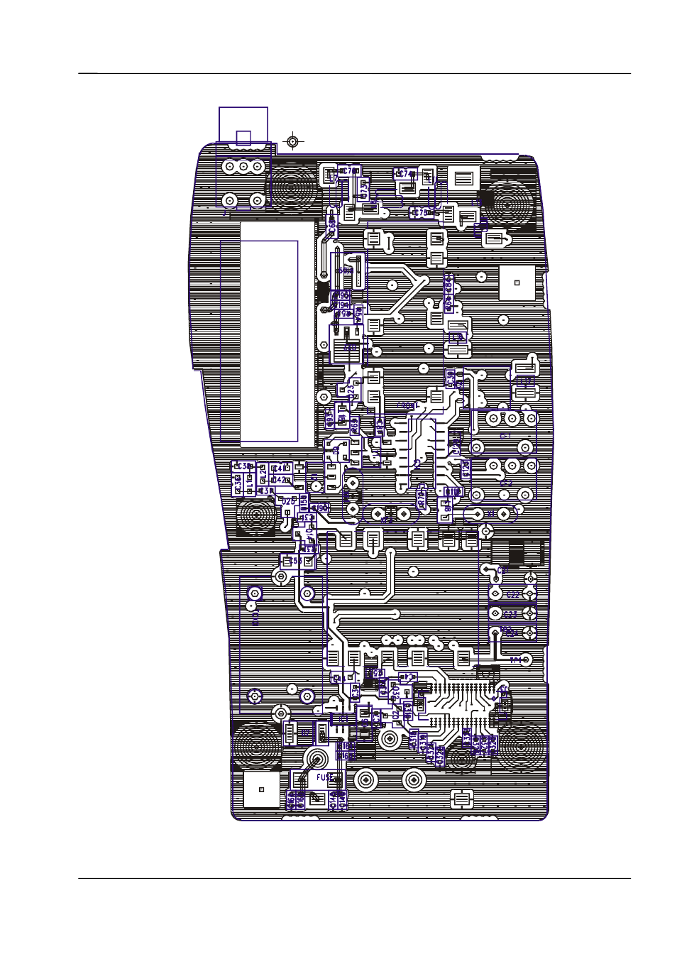 Figure 9-3 - rf board layout top side -5 | Maxon Telecom SP210 User Manual | Page 77 / 95