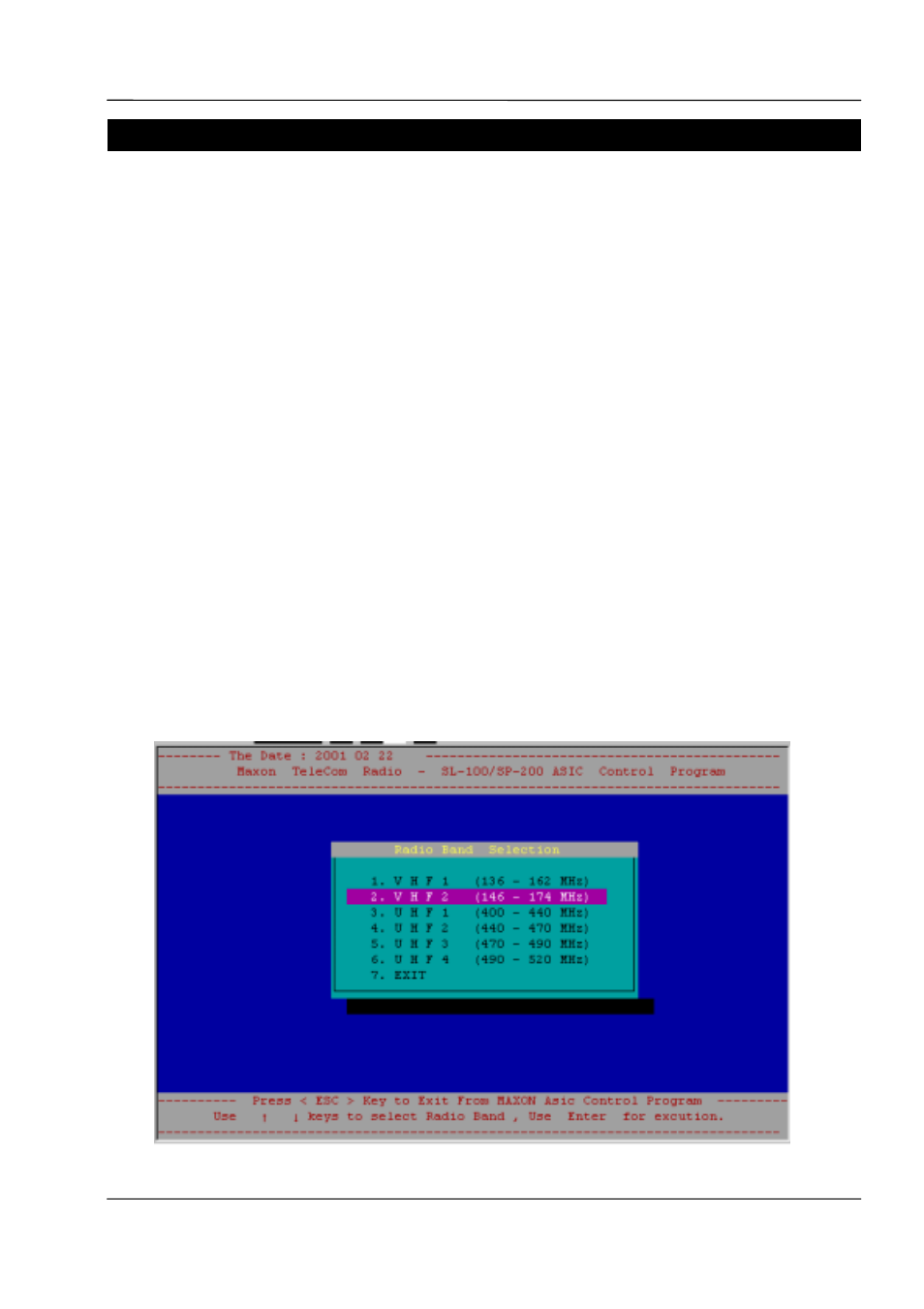 Appendix – acc-2003 alignment box, Purpose, Test equipment | Calibration program, Operation, 1 purpose, 2 test equipment, 3 calibration program | Maxon Telecom SP210 User Manual | Page 85 / 95